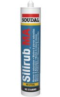 Soudal Silirub MA | Siliconenkit | Wit | 300 ml - 105100