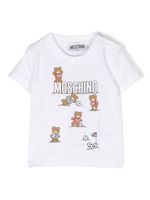 Moschino Kids t-shirt Teddy Bear en coton - Blanc