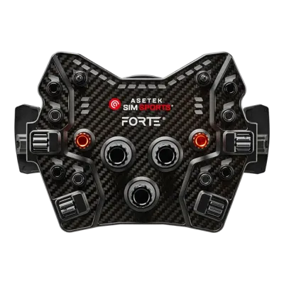 Asetek SimSports Forte GT Button Box (Black, Aluminum)