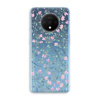 Sierlijke bloemen: OnePlus 7T Transparant Hoesje