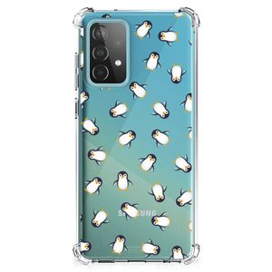 Doorzichtige Silicone Hoesje voor Samsung Galaxy A52 4G/5G Pinguïn