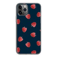 Framboosjes: iPhone 11 Pro Transparant Hoesje