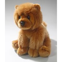 Pluche bruine Chowchow hond/honden knuffel 25 cm speelgoed   - - thumbnail