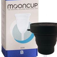 Mooncup menstruatiecup met magnetron sterilisator (Maat: Maat B)