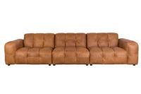 Bankstel Hackman 4,5-Seater Leather Cognac