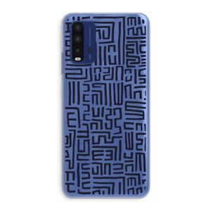 Moroccan Print: Xiaomi Redmi 9T Transparant Hoesje