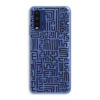 Moroccan Print: Xiaomi Redmi 9T Transparant Hoesje