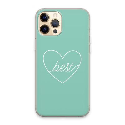 Best heart pastel: iPhone 13 Pro Max Transparant Hoesje