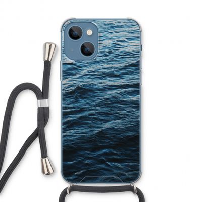 Oceaan: iPhone 13 Transparant Hoesje met koord