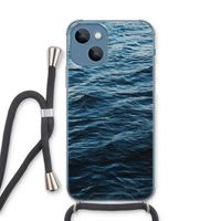 Oceaan: iPhone 13 Transparant Hoesje met koord