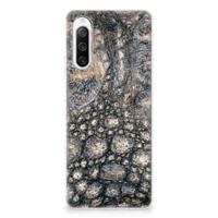 Sony Xperia 10 IV | TPU Hoesje | Krokodillenprint