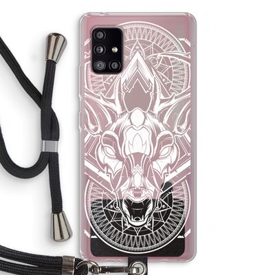 Oh Deer: Samsung Galaxy A51 5G Transparant Hoesje met koord