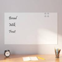 Wandmagneetbord 100x60 cm gehard glas wit Wandmagneetbord 100x60 cm gehard glas wit