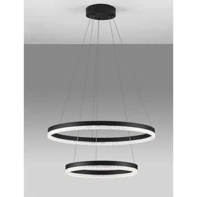 Lyora HanglampAdria zwart Ø 60cm double - 9530229