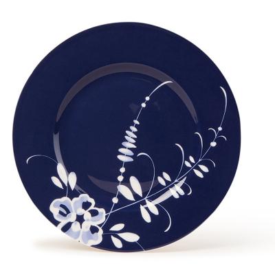 Villeroy & Boch Vieux Luxembourg Brindille Ontbijtbord 22cm blauw