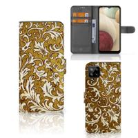 Wallet Case Samsung Galaxy A12 Barok Goud Wallet Case Samsung Galaxy A12 Barok Goud