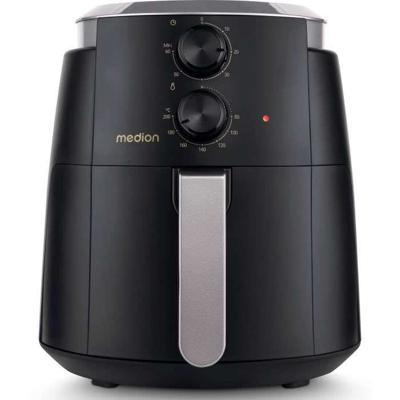 Heteluchtfriteuse - MEDION - MD13020 - Airfryer - 1500 watt - 60 min timer - Tot 200°C - 4,7 L - Zwart