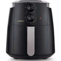 Heteluchtfriteuse - MEDION - MD13020 - Airfryer - 1500 watt - 60 min timer - Tot 200°C - 4,7 L - Zwart Heteluchtfriteuse - MEDION - MD13020 - Airfryer - 1500 watt - 60 min timer - Tot 200°C - 4,7 L - Zwart