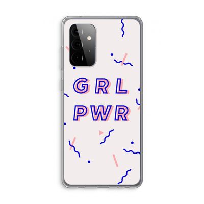 GRL PWR: Samsung Galaxy A72 Transparant Hoesje