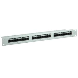 Value 24 poorten Netwerkpatchpaneel 483 mm (19) CAT 6 1 HE Grijs