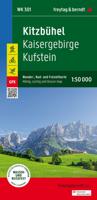 Fietskaart - Wandelkaart 301 Kitzbühel - Kaisergebirge - Kufstein | Freytag & Berndt Fietskaart - Wandelkaart 301 Kitzbühel - Kaisergebirge - Kufstein | Freytag & Berndt