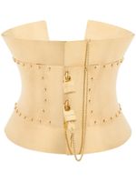 Dolce & Gabbana ceinture-corset à détail de cadenas - thumbnail