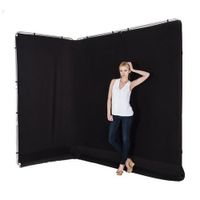 Lastolite LL LB7621 Panoramic Background 400cm black OUTLET MODEL - thumbnail