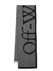 Off-White Pixel virgin wool scarf - Blanc