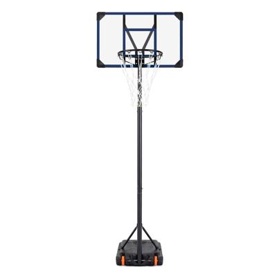 Basketbalring voor Buiten Basketbalpaal met Wielen & in Hoogte Verstelbaar van 206-273,5 cm Basketbalinstallatie met 82x53cm Backboard & met Water/Zand te Vullen Voet