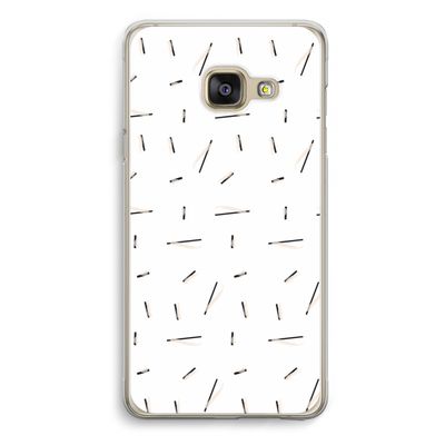 Hipster stripes: Samsung A3 (2017) Transparant Hoesje