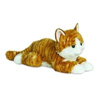 Pluche rode kat/kater/poes knuffel 30 cm speelgoed   -