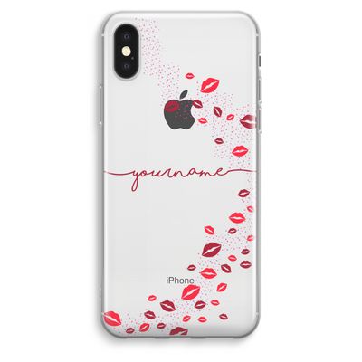Kusjes: iPhone XS Max Transparant Hoesje