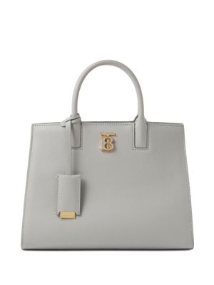 Burberry mini sac cabas Frances - Gris