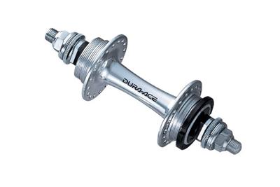 Shimano Dura-Ace Track HB-7710 Achternaaf 164 mm dubbele draad - Zilver Shimano Dura-Ace Track HB-7710 Achternaaf 164 mm dubbele draad - Zilver