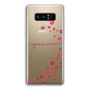Kusjes: Samsung Galaxy Note 8 Transparant Hoesje