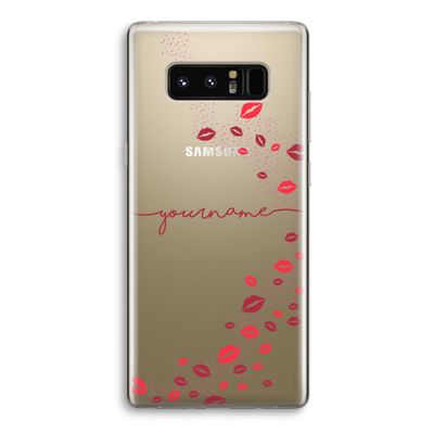 Kusjes: Samsung Galaxy Note 8 Transparant Hoesje