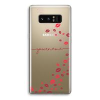 Kusjes: Samsung Galaxy Note 8 Transparant Hoesje