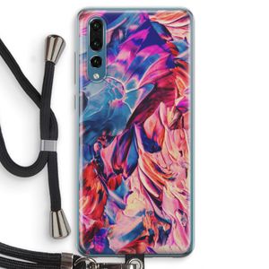 Pink Orchard: Huawei P20 Pro Transparant Hoesje met koord