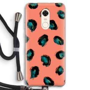 Pink Cheetah: Xiaomi Redmi 5 Transparant Hoesje met koord