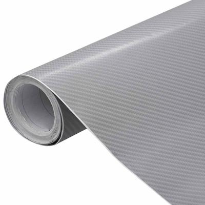VidaXL Autofolie 4d 100x150 cm zilverkleurig