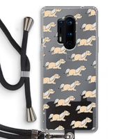 Ponys: OnePlus 8 Pro Transparant Hoesje met koord