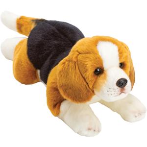 Pluche knuffel hond - Beagle - knuffeldier - 34 cm - honden knuffeldieren