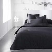 Vandaag essentiële duytte cover - 220 x 240 cm - 2 personen - 100% une katoen - houtskool