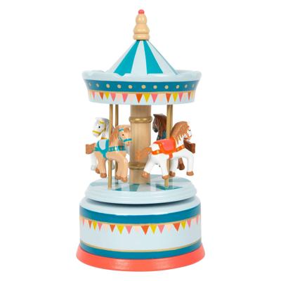 Small Foot houten muziekdoos draaimolen