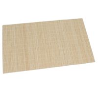 Secret de Gourmet placemats Bamboe - 1x - 30 x 40 cm - naturel - gevlochten