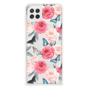 Samsung Galaxy A22 4G | M22 TPU Case Butterfly Roses