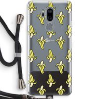 Bananas: LG G7 Thinq Transparant Hoesje met koord