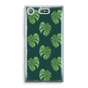 Monstera leaves: Sony Xperia XZ1 Compact Transparant Hoesje