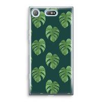 Monstera leaves: Sony Xperia XZ1 Compact Transparant Hoesje