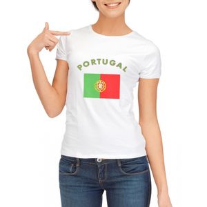 Portugese vlag t-shirt voor dames XL  -